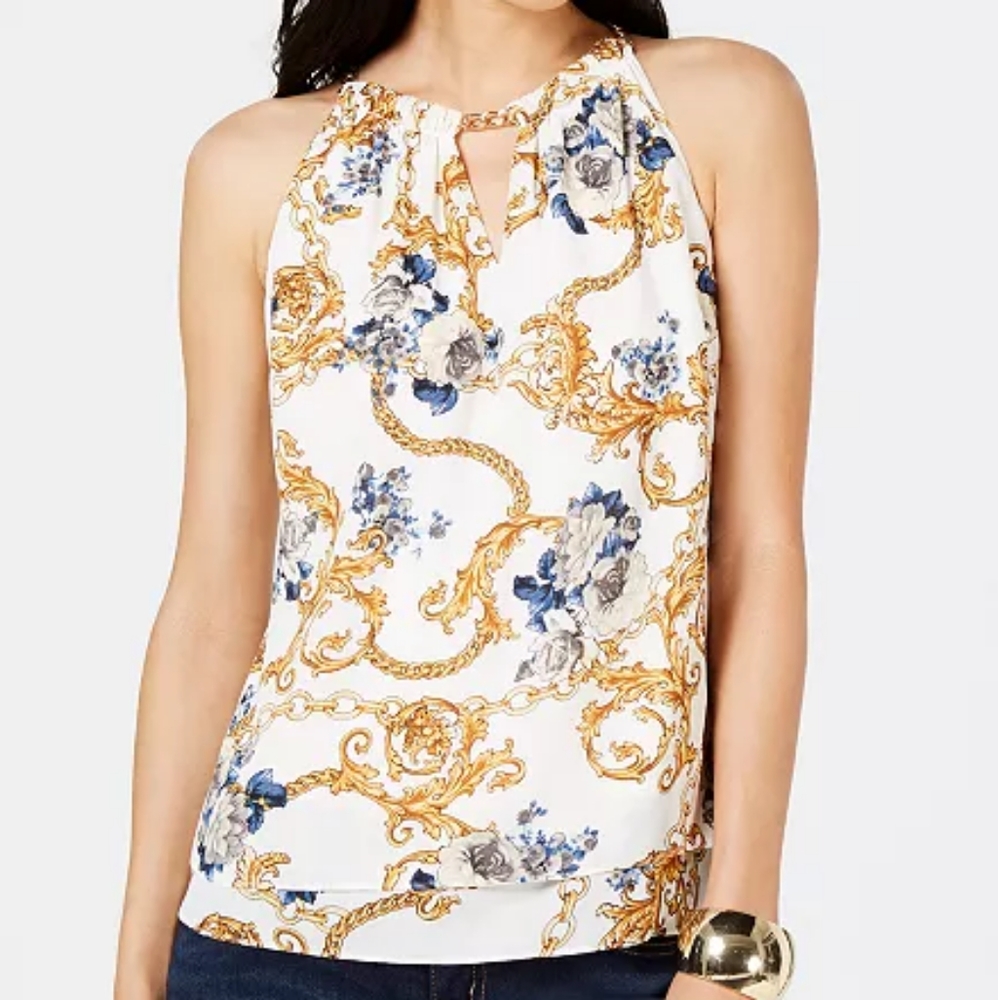 Thalia Sodi Chain Halter Top